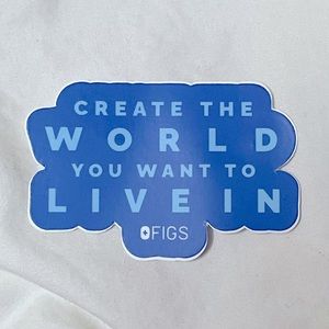 FIGS vinyl sticker
